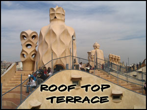 Roof Top Terrace of La Pedrera