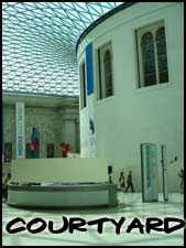 British Museum in London - Interior Courtyard