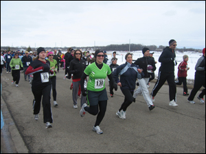 Frosty Footrace Take Off