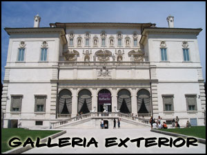 Exterior of Galleria Borghese