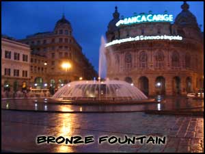 Bronze Fountain Genova