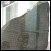 The Rosetta Stone in the Biritish Museum in London