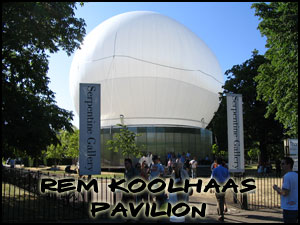 Rem Koolhaas Pavilion - Hyde Park - London