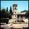 El Generalife Garden at La Alhambra in Granada