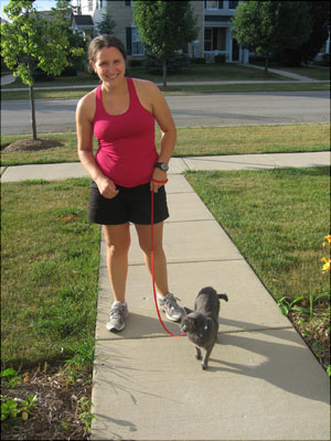 image:Kim and Data on a walk