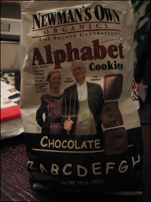 Newman Alphabet Cookies